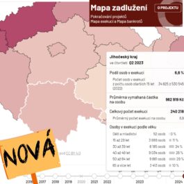 Mapa zadlužení